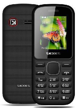 TEXET TM-130 Black/Red (2 SIM) - фото 1 - id-p193737526