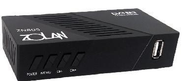 ZOLAN ZN 805 DVB-T2/Wi-Fi/IPTV/MEGOGO/YouTube, дисплей