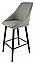Стул Монти-ST барный эмаль Чёрный муар/ткань Catania Smoke, фото 2