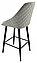 Стул Монти-ST барный эмаль Чёрный муар/ткань Catania Smoke, фото 5