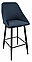 Стул Монти-ST барный эмаль Чёрный муар/ткань Catania Dark Blue, фото 3