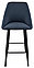 Стул Монти-ST барный эмаль Чёрный муар/ткань Catania Dark Blue, фото 5