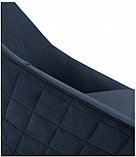 Стул Монти-ST барный эмаль Чёрный муар/ткань Catania Dark Blue, фото 7