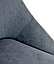 Стул Монти Лофт Белый муар/Велюр Catania Steel+Escada Ocean, фото 5