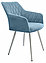 Стул Диаманте-лофт белый муар/ Catania Dasty Blue, фото 2
