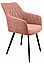 Стул Диаманте-лофт черный муар/Catania Coral, фото 2