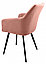 Стул Диаманте-лофт черный муар/Catania Coral, фото 4