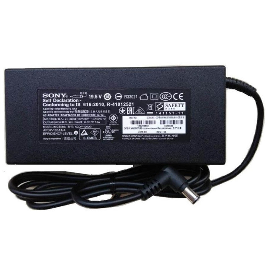 Оригинальный блок питания (зарядное устройство) для телевизора Sony 19.5V 5.2A 100W (6.5x4.4) - фото 1 - id-p151064176