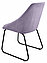 Стул Монти Релакс чёрный Муар/велюр Catania Lavender, фото 4