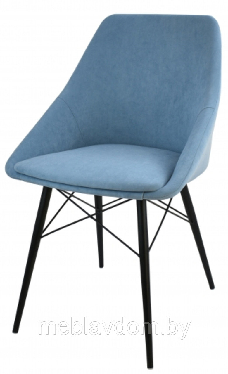 Стул Монти люкс эмаль Чёрный муар/велюр Catania Dasty-B