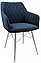 Стул Диаманте-люкс хром / Catania Dark Blue, фото 3