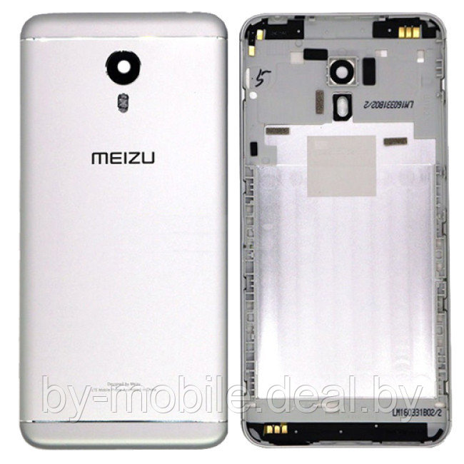 Задняя крышка Meizu M3 Note (серый) - фото 1 - id-p194433381