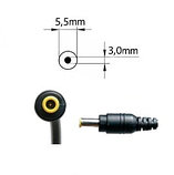 Блок питания (зарядное устройство) для телевизора (монитора) Samsung и Dell 14V, 3A, 42W (5.5x3.0), фото 3