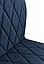 Стул Лацио-лофт белый муар /Catania Dark Blue, фото 5