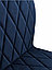Стул Лацио-люкс хром /Catania Dark Blue, фото 6