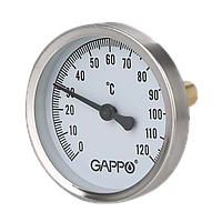 Термометр биметаллический с погружной гильзой Gappo G1474