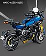 Конструктор 1056 Мотоцикл Yamaha GT Kazi, 1180 деталей, фото 3