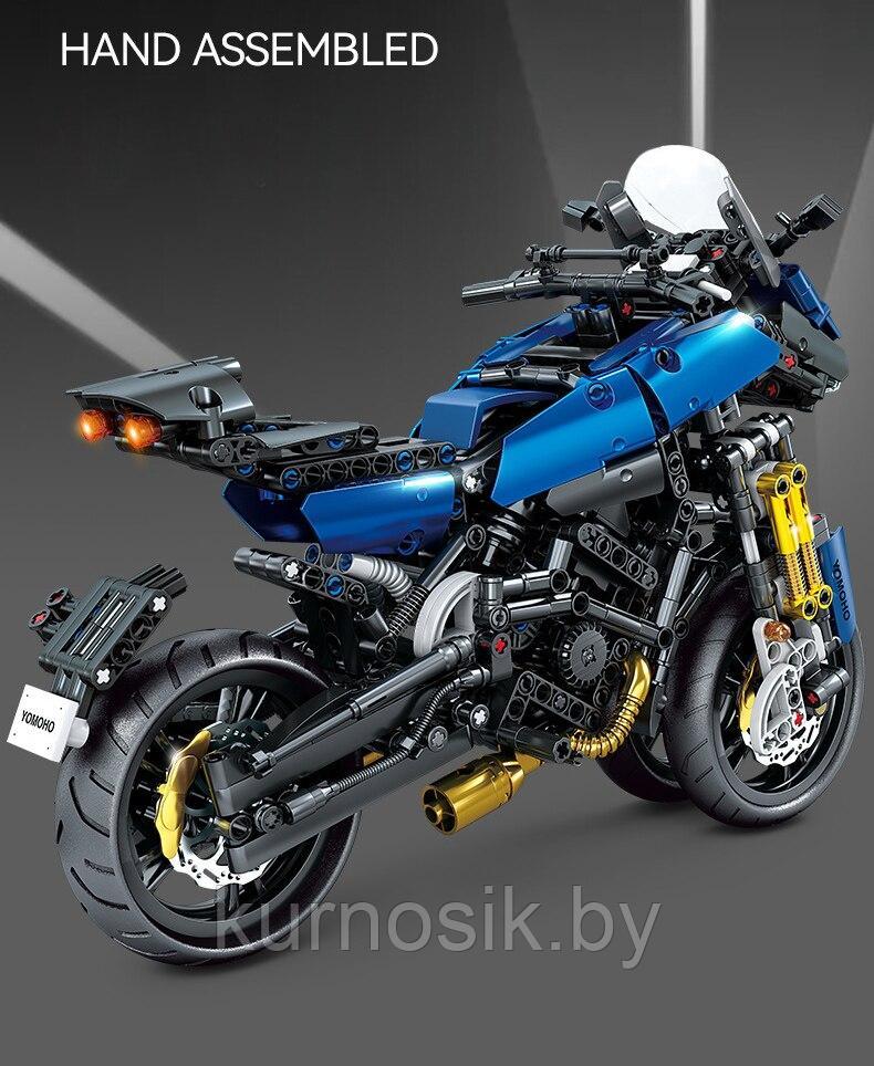 Конструктор 1056 Мотоцикл Yamaha GT Kazi, 1180 деталей - фото 3 - id-p194378595