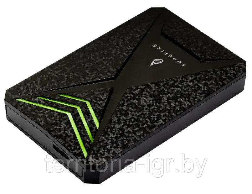 Внешний жесткий диск PS5/PS4/PC/Android 53681 SureFire Gaming Bunker HDD USB 3.2 Gen1 2.5" 1TB RGB Verbatim - фото 3 - id-p194453060