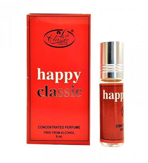Арабские Масляные Духи Happy Classic La de Classic, 6мл – бергамот, фрукты, цветы