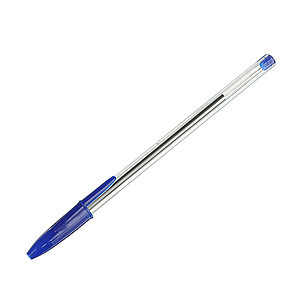 Ручка шариковая синяя, наконечник 0,7мм, пластик, 525-112