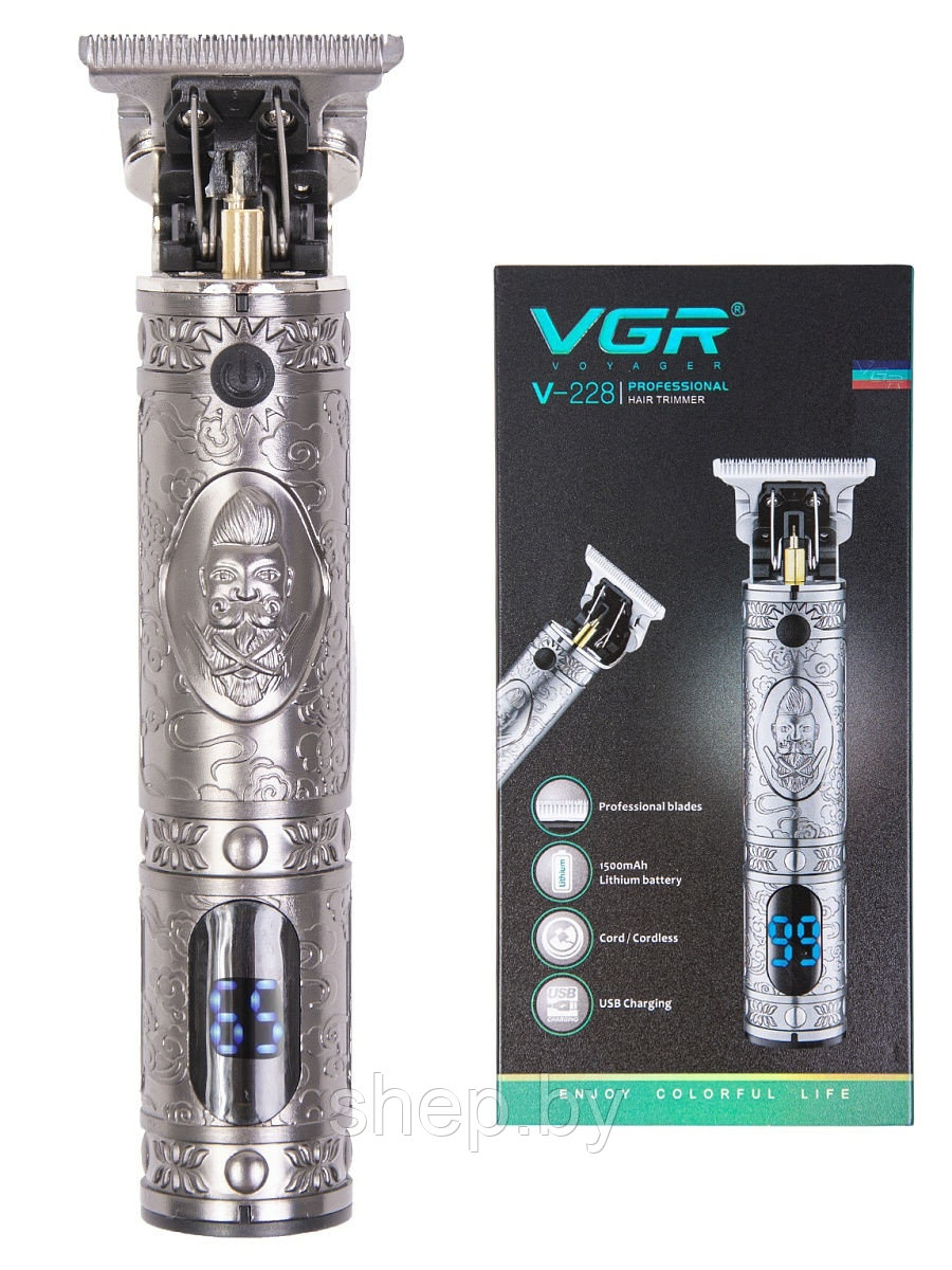 Триммер для бороды и усов VGR V-228 - фото 1 - id-p194490388