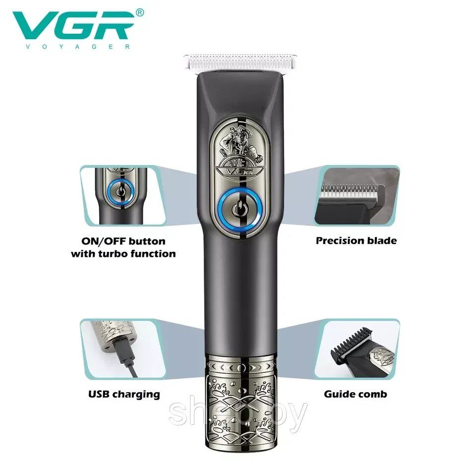 Триммер для бороды и усов VGR V-963 - фото 3 - id-p194490391