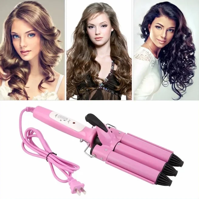 Тройная плойка для создания волн Professional Hairdressing JUNJUN ELECTRICAL JJ-928 - фото 7 - id-p74165148