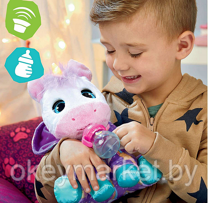 Интерактивная игрушка Hasbro FurReal Friends Малыш Единорог F2066, фото 3