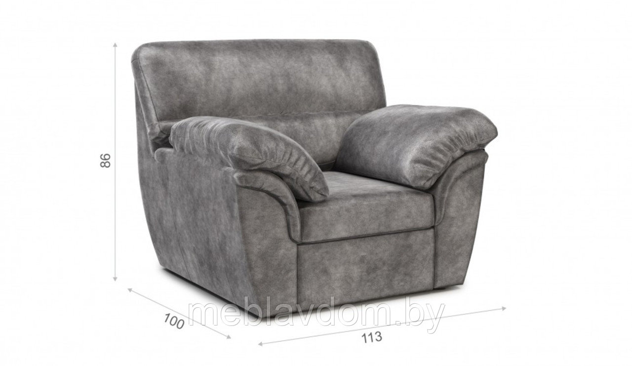 Кресло-кровать Атика New раскладное ткань Cortex/latte - фото 3 - id-p194495388