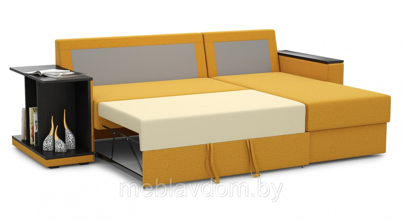 Диван угловой Турин ткань Savana plus yellow (2,4х1,6м) - фото 3 - id-p194495402