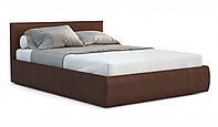 Мягкая кровать Верона 160 Teos dark brown с подъемным механизмом