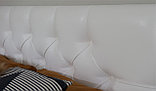 Мягкая кровать Женева 160 Teos white с подъемным механизмом, фото 9