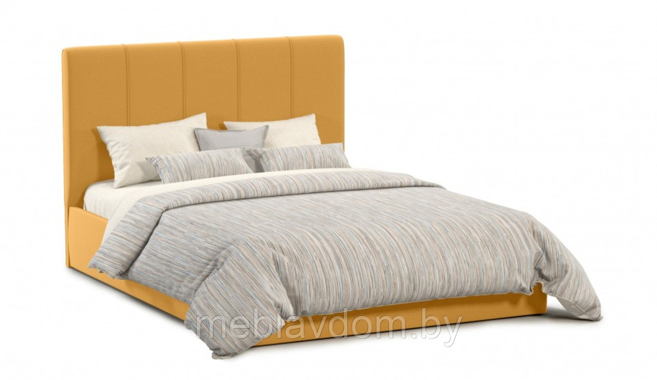 Мягкая кровать Джессика 160 Amigo yellow с подъемным механизмом - фото 1 - id-p194495427