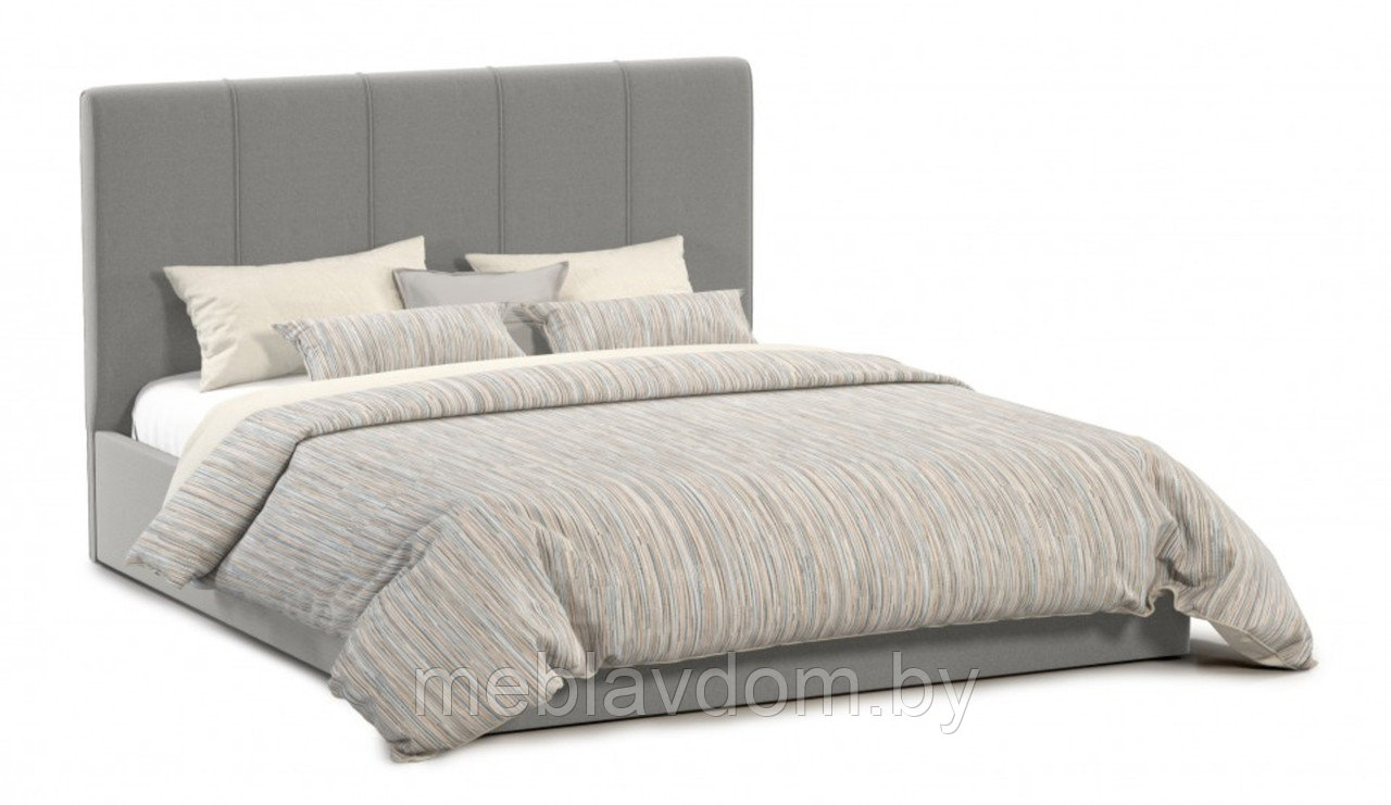 Мягкая кровать Джессика 180 Amigo grey с подъемным механизмом - фото 1 - id-p194495429