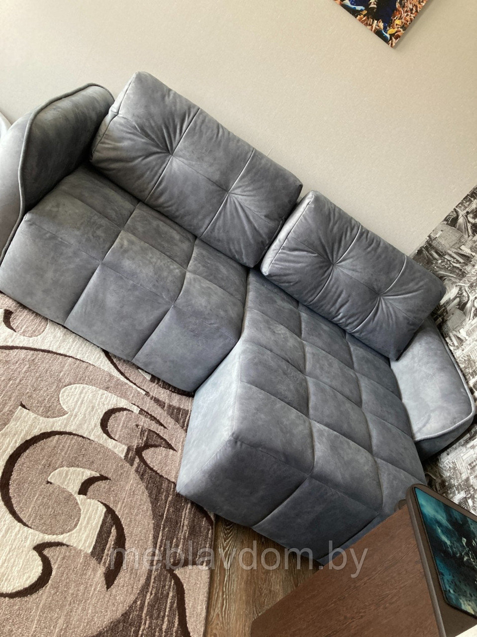 Угловой диван Треви-3 ткань Kengoo/ash (2,5х1,7м) - фото 5 - id-p194495450