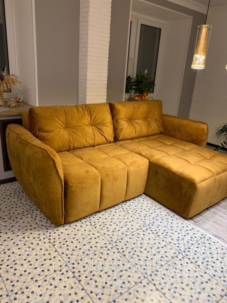 Угловой диван Треви-3 ткань Kengoo/umber (2,5х1,7м) - фото 3 - id-p194495451