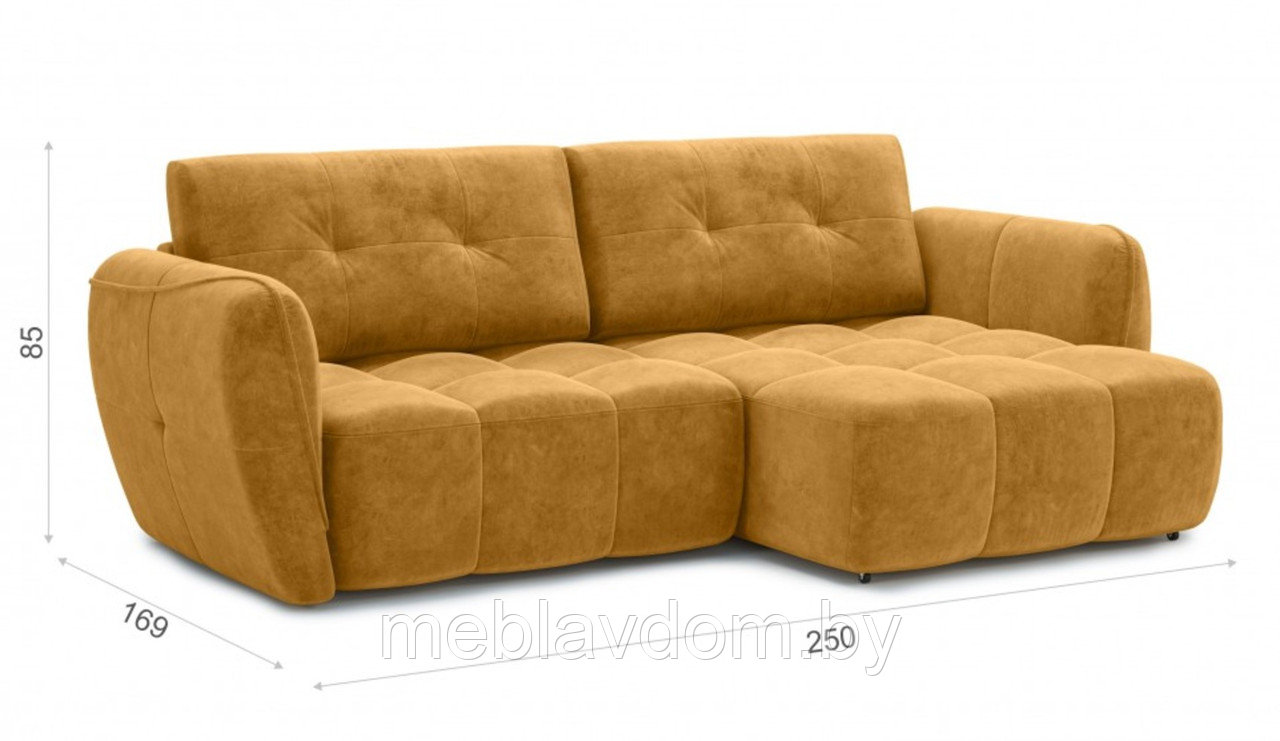 Угловой диван Треви-3 ткань Kengoo/umber (2,5х1,7м) - фото 5 - id-p194495451