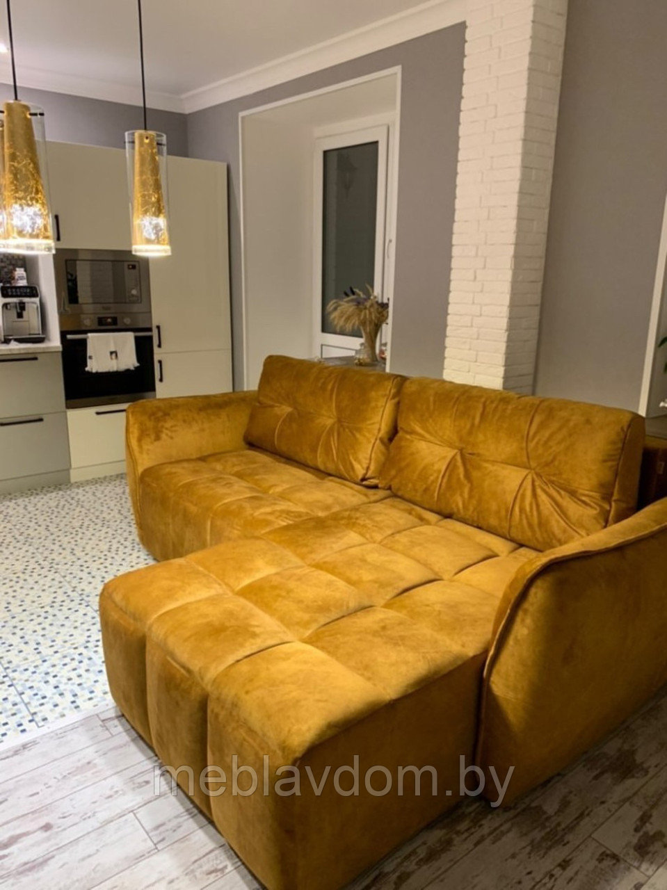 Угловой диван Треви-3 ткань Kengoo/umber (2,5х1,7м) - фото 7 - id-p194495451