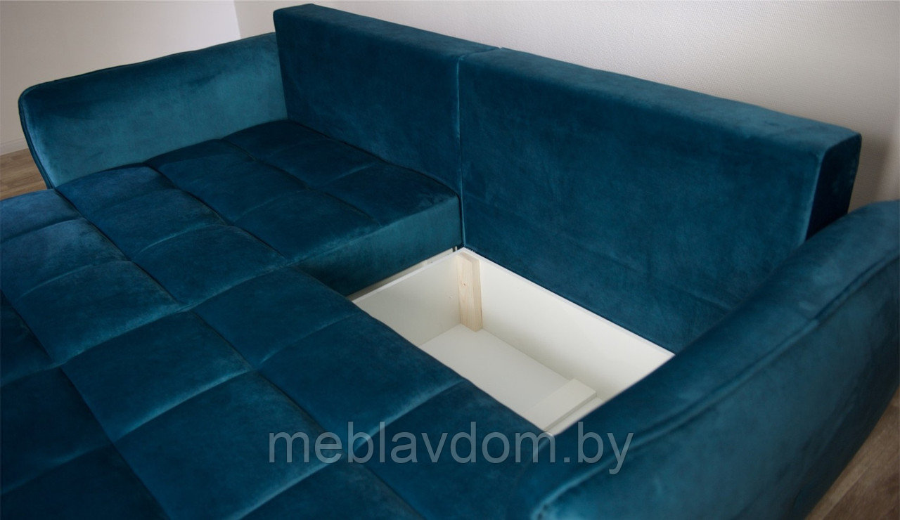 Угловой диван Треви-3 ткань Kengoo/teal (2,5х1,7м) - фото 4 - id-p194495454