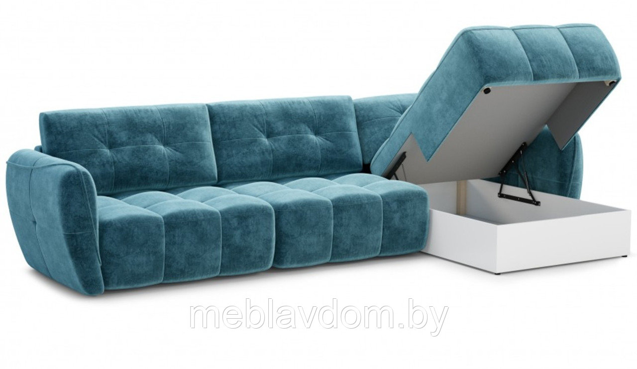 Угловой диван Треви-4 ткань Kengoo/teal (3,0х1,4м) - фото 3 - id-p194495465