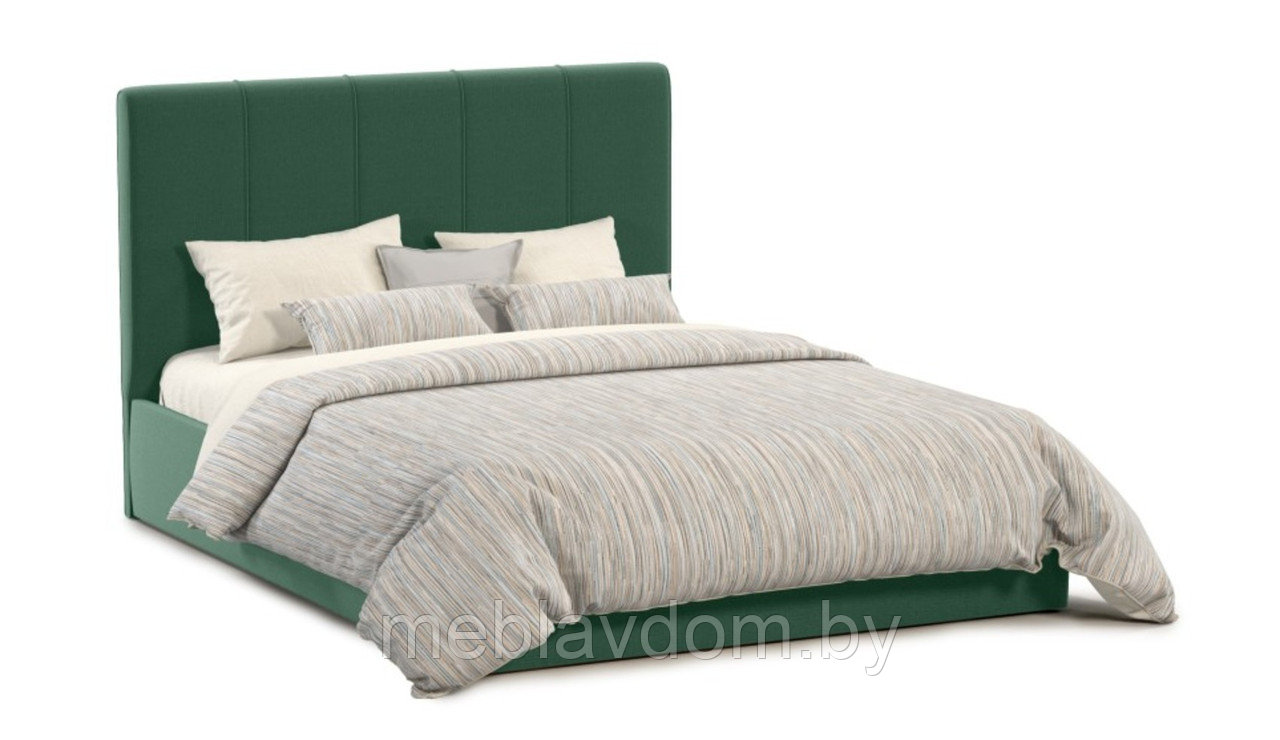 Мягкая кровать Джессика 160 Amigo green с подъемным механизмом - фото 1 - id-p194495487