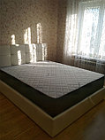Мягкая кровать Вена 180 Bingo mauve с подъемным механизмом, фото 4