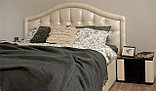 Мягкая кровать Элизабет 180 Pearl shell с пуговицами с подъемным механизмом, фото 4