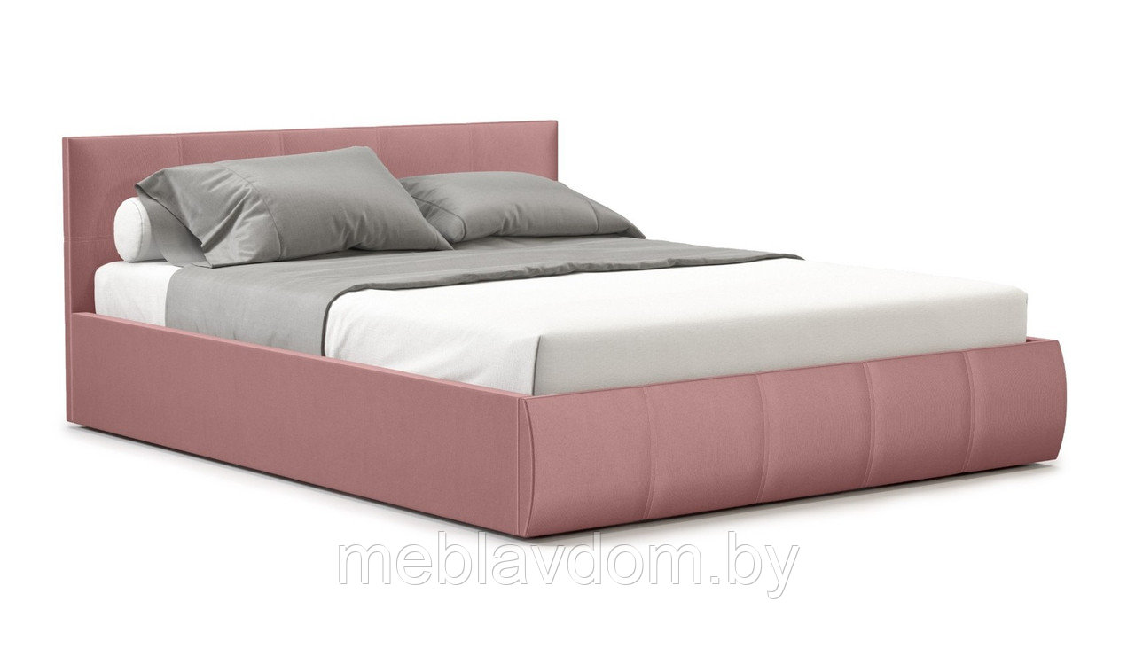 Мягкая кровать Верона 180 Bingo mauve с подъемным механизмом - фото 1 - id-p194495514