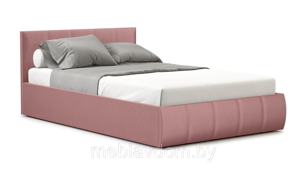 Мягкая кровать Верона 140х200 с подъемным механизмом Bingo mauve - фото 1 - id-p194495516