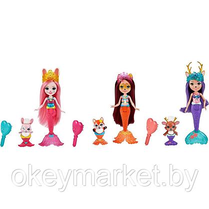Игровой набор из 3 кукол Enchantimals Волшебные русалочки HCF87, фото 2