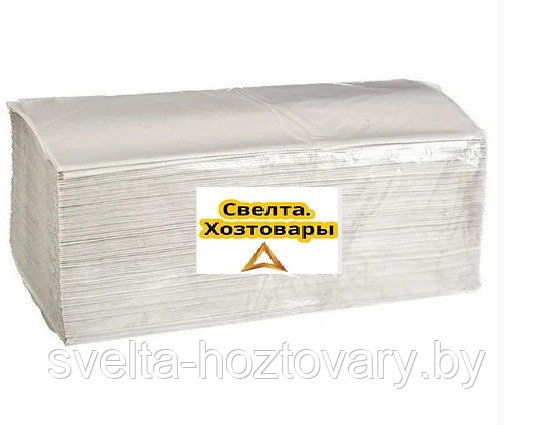 Полотенца бумажные листовые, V сложения, 200л., купить в Минске по ...