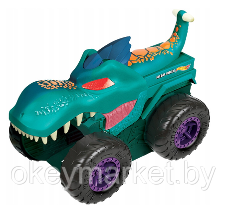 Игровой набор Hot Wheels Монстр-трак Голодный Мега Рекс GYL13, фото 2