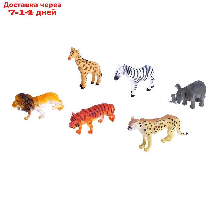 Набор животных "Африка", 6 фигурок - фото 1 - id-p194382200